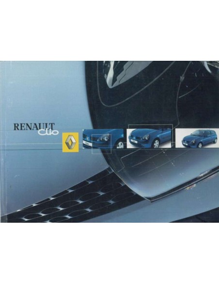 2001 RENAULT CLIO OWNER'S MANUAL DUTCH