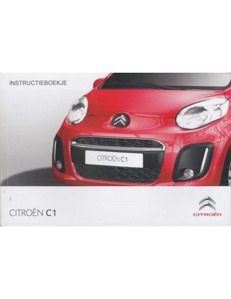 2012 CITROEN C1 BETRIEBSANLEITUNG NIEDERLANDISCH