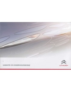 2013 CITROËN GARANTIE & SERVICE INSTRUCTIEBOEKJE NEDERLANDS