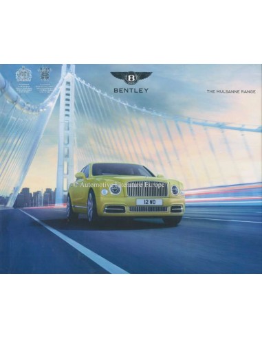 2017 BENTLEY MULSANNE SPEED EWB HARDCOVER BROCHURE ENGLISH