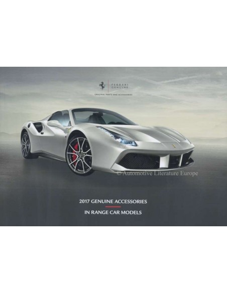 2017 FERRARI GENUINE ACCESSORIES BROCHURE ENGELS
