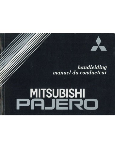 1988 MITSUBISHI PAJERO INSTRUCTIEBOEKJE NEDERLANDS FRANS