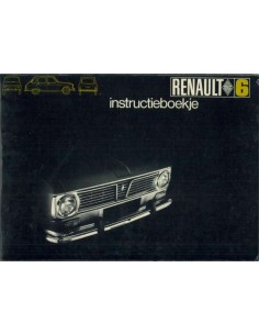 1969 RENAULT 6 OWNERS MANUAL HANDBOOK DUTCH