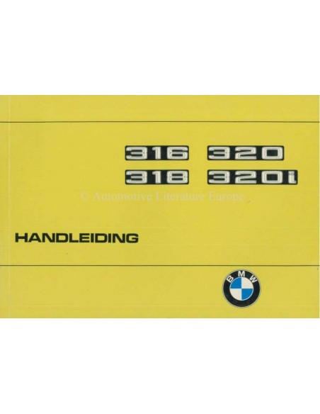 1975 BMW 3ER BETRIEBSANLEITUNG NIEDERLÄNDISCH