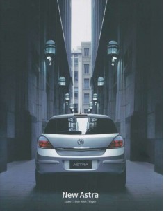 2005 HOLDEN ASTRA BROCHURE ENGLISH