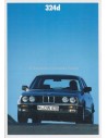 1987 BMW 3 SERIES DIESEL BROCHURE GERMAN