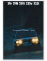 1987 BMW 3 SERIES SALOON BROCHURE GERMAN