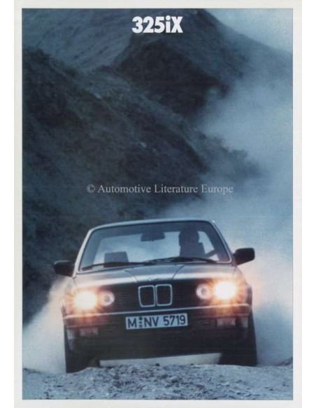 1987 BMW 3 SERIE 325IX BROCHURE NEDERLANDS