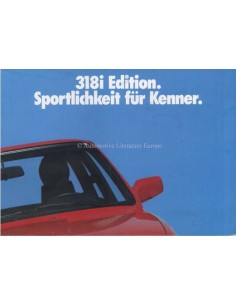 1987 BMW 318i PROSPEKT DEUTSCH
