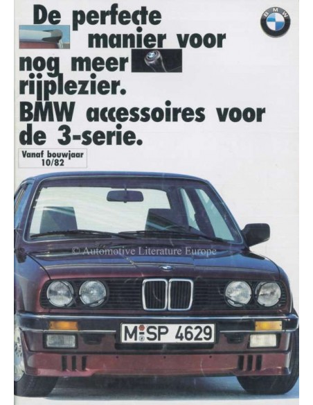 1987 BMW 3ER ZUBEHÖR PROSPEKT NIEDERLÄNDISCH