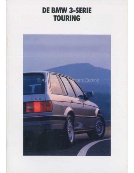 1990 BMW 3 SERIE TOURING BROCHURE NEDERLANDS
