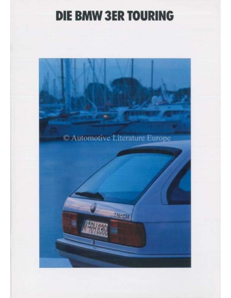 1992 BMW 3 SERIES TOURING BROCHURE GERMAN