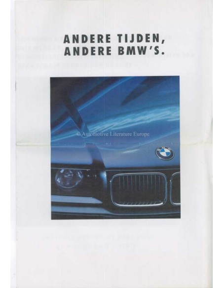 1990 BMW 3 SERIE SEDAN BROCHURE NEDERLANDS