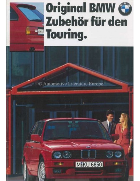 1989 BMW 3 SERIE TOURING ACCESSOIRES BROCHURE DUITS