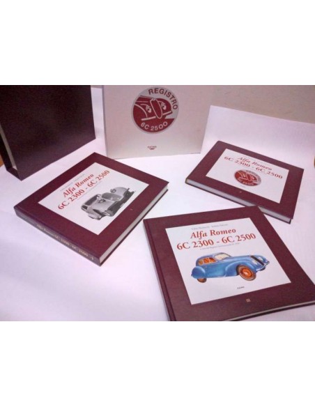 ALFA ROMEO 6C 2300 - 6C 2500 (ITALIAANS/ENGELSE UITGAVE) -  BOEK