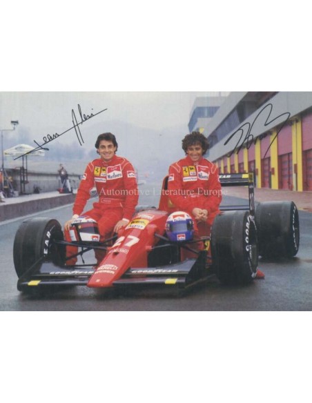 FERRARI NIKI LAUDA POSTCARD
