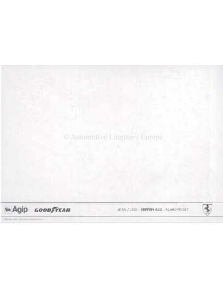 FERRARI NIKI LAUDA ANSICHTKAART