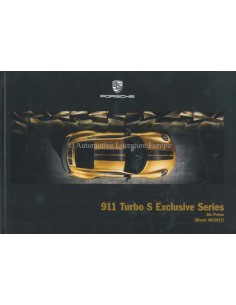 2018 PORSCHE 911 TURBO S EXCLUSIVE SERIES HARDCOVER PROSPEKT DEUTSCH 2