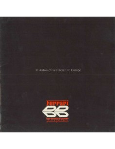 1973 FERRARI BERLINETTA BOXER BROCHURE 83/73