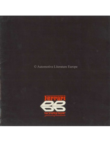 1973 FERRARI BERLINETTA BOXER PROSPEKT 83/73