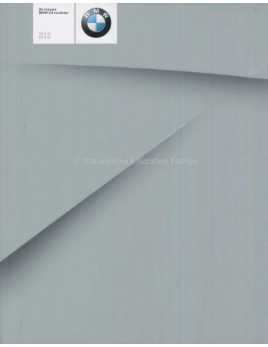 2002 BMW Z4 ROADSTER BROCHURE DUTCH