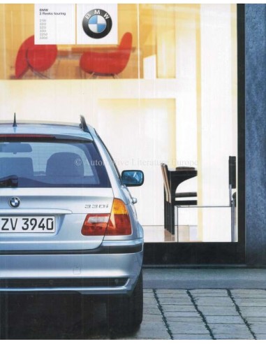 2001 BMW 3 SERIE TOURING BROCHURE NEDERLANDS