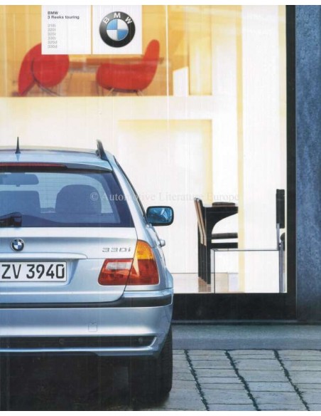 2001 BMW 3ER TOURING PROSPEKT NIEDERÄNDISCH