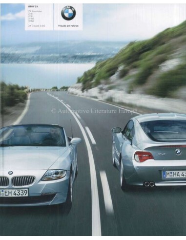 2007 BMW Z4 ROADSTER & COUPE BROCHURE GERMAN