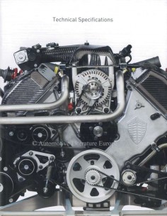 2009 KOENIGSEGG AGERA TREVITA CCX CCXR BROCHURE ENGELS 'SCHAARS' 2