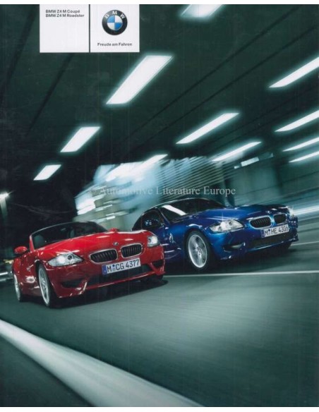 2007 BMW Z4 ROADSTER M & COUPE M BROCHURE DUITS