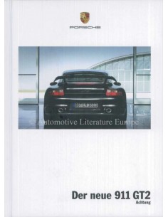 2008 PORSCHE 911 GT2 HARDCOVER BROCHURE DUITS