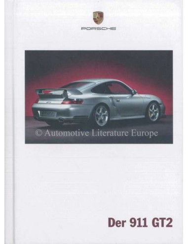 2001 PORSCHE 911 GT2 HARDCOVER BROCHURE DUITS
