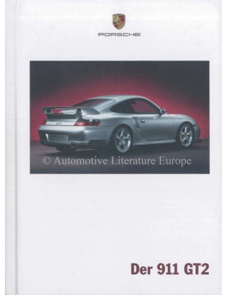 2001 PORSCHE 911 GT2 HARDBACK BROCHURE GERMAN