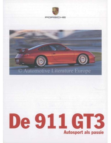 1999 PORSCHE 911 GT3 BROCHURE NEDERLANDS