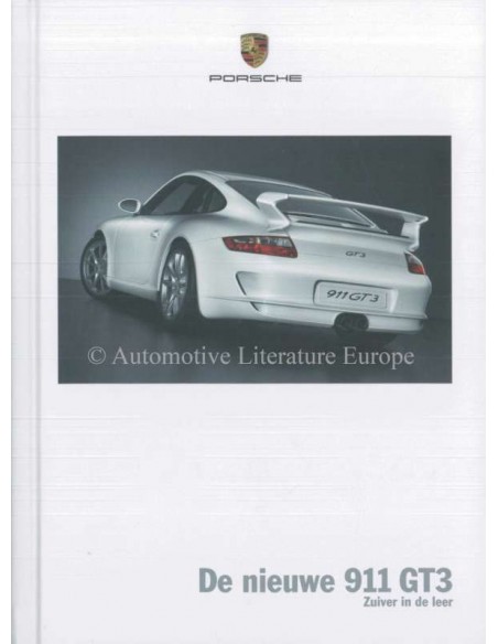 2006 PORSCHE 911 GT3 HARDBACK BROCHURE DUTCH