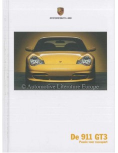 2005 PORSCHE 911 GT3 HARDCOVER BROCHURE NEDERLANDS
