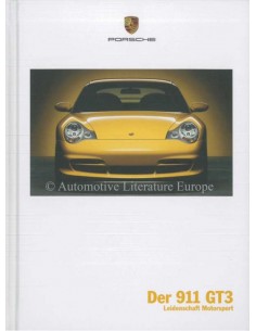 2005 PORSCHE 911 GT3 HARDBACK BROCHURE GERMAN