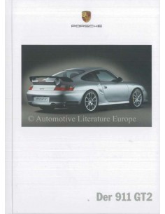 2005 PORSCHE 911 GT2 HARDCOVER PROSPEKT DEUTSCH