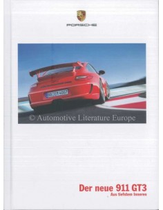 2009 PORSCHE 911 GT3 HARDCOVER PROSPEKT DEUTSCH
