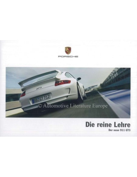 2006 PORSCHE 911 GT3 PROSPEKT DEUTSCH