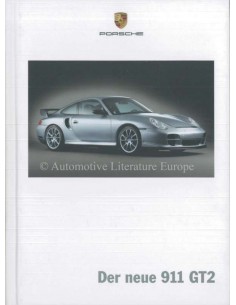 2004 PORSCHE 911 GT2 HARDCOVER PROSPEKT DEUTSCH