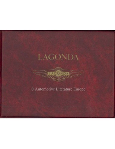 1985 ASTON MARTIN LAGONDA OWNERS MANUAL ENGLISH