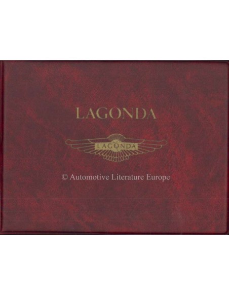1985 ASTON MARTIN LAGONDA INSTRUCTIEBOEKJE ENGELS