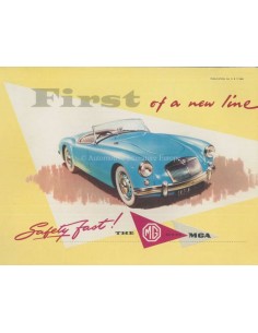 1956 MG MGA BROCHURE ENGELS