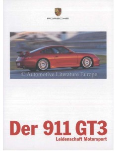 1999 PORSCHE 911 GT3 PROSPEKT DEUTSCH
