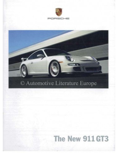 2006 PORSCHE 911 GT3 PROSPEKT ENGLISCH USA