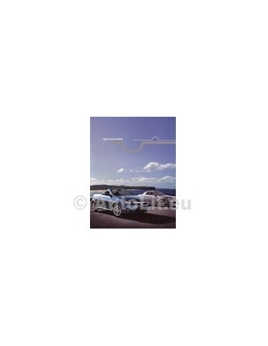 2005 HOLDEN TIGRA CONVERTIBLE BROCHURE AUSTRALISCH