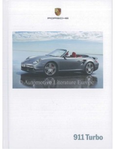 2009 PORSCHE 911 TURBO HARDBACK BROCHURE DUTCH