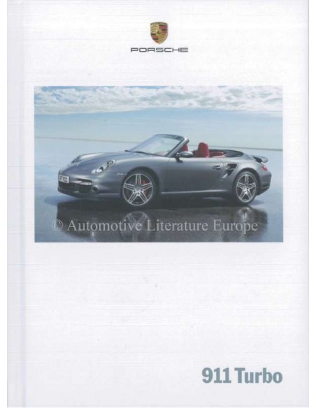 2009 PORSCHE 911 TURBO HARDCOVER PROSPEKT NIEDERLÄNDISCH