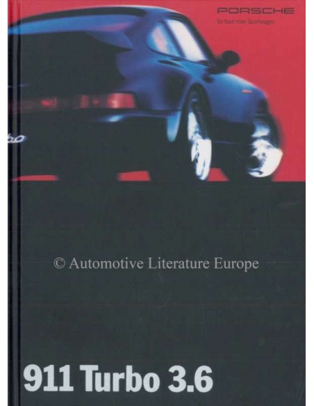 1993 PORSCHE 911 TURBO 3.6 HARDBACK BROCHURE GERMAN